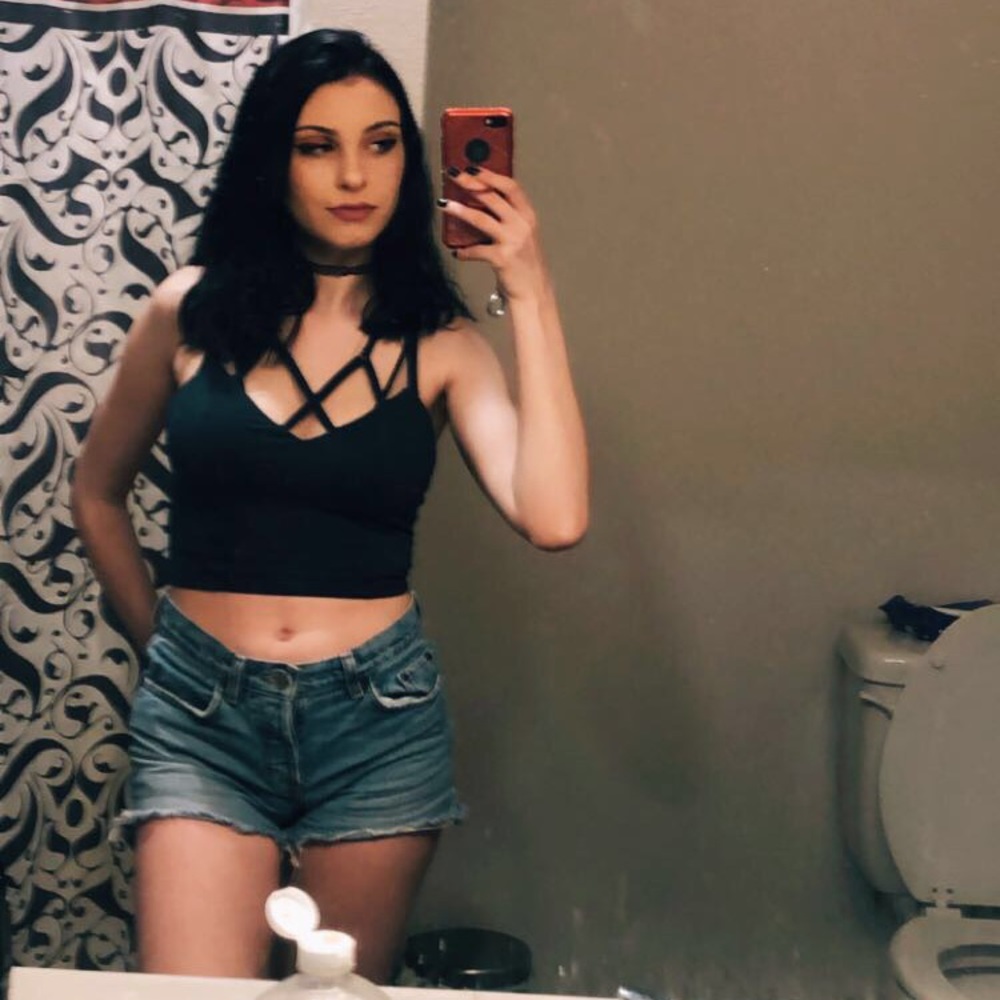 green tank top with straps